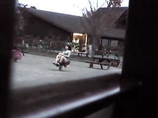 Playful Teen On Playground Flashing Her Exciting Upskirt