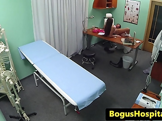 Real Spycam Amateur Licked Out By Her Doctor